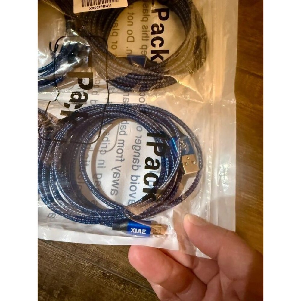 4-Pack USB Charging/Data Cable Bundle - Picture 3 of 4